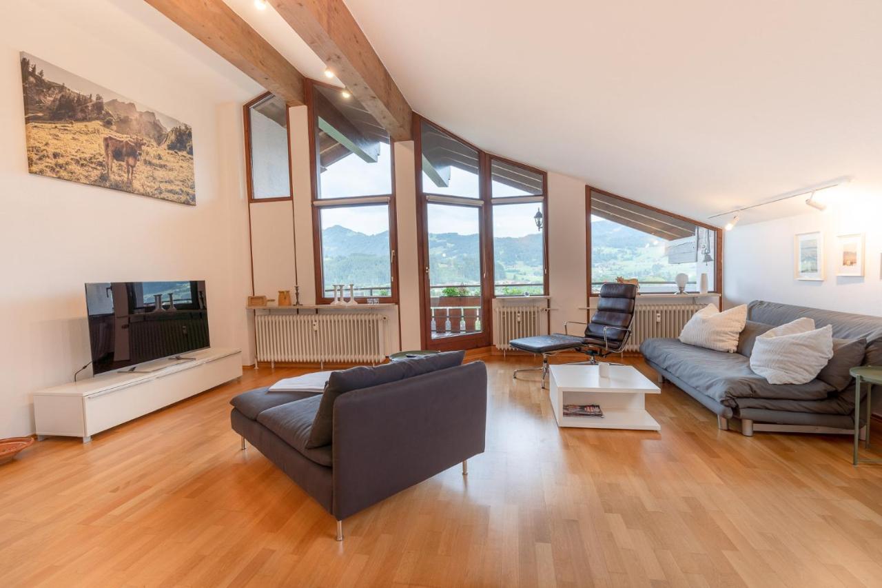 Panorama Lägenhet Sonthofen Exteriör bild